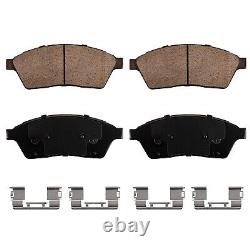 Disques de frein avant et arrière + plaquettes de céramique pour Cadillac SRX 2010 2011 2012 2016