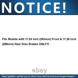 Disques de frein avant et arrière + plaquettes de frein pour Subaru Forester Legacy Outback 2010-2013
