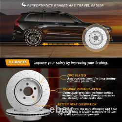 Disques de frein avant et arrière + plaquettes de frein pour Subaru XV Crosstrek Forester