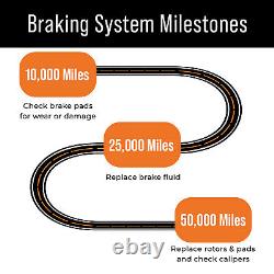 Disques de frein avant et arrière + plaquettes en céramique pour Toyota RAV4 2006-2015 2016-2018