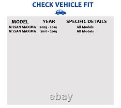 Disques de frein avant et arrière pour Nissan Maxima 2009-2019 avec freins percés et rainurés