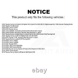 Disques de frein percés et rainurés avec plaquettes céramiques pour Toyota Camry RAV4 Lexus