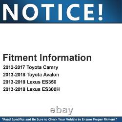 Disques de frein perforés avant et arrière + plaquettes de frein pour Toyota Camry Avalon ES350 ES300h