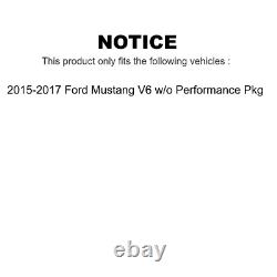 Kit De Plaquette En Céramique Pour Ford Mustang 2015-2017 W O Performance Pkg