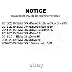 Kit de disques de frein avant arrière revêtus, percés et rainurés pour BMW X5 X6.