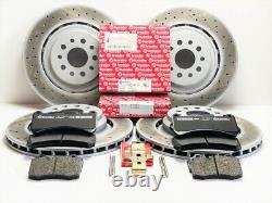 Kit de plaquettes de frein avant et arrière et de disques de frein pour Maserati Ghibli et Quattroporte