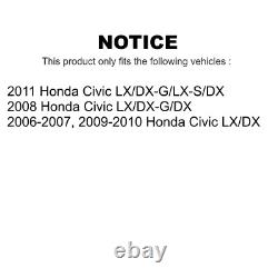 Plaquettes En Céramique Et Kit De Tambour Pour Honda CIVIC