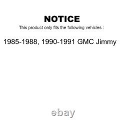 Plaquettes Semi-métalliques Et Kit De Tambour (9pc) Pour Gmc Jimmy