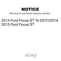 Plaquettes Semi-métalliques Et Kit De Tambour Pour Ford Focus St