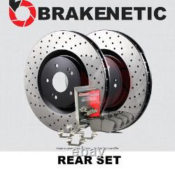 Rear Brakenetic Premium Rotors De Frein Percés + Plaquettes En Céramique 55.51045.22