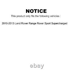 Rouleaux De Frein Arrière Avant Et Kit De Coussinet En Céramique Pour Land Rover Range Sport Supercharged