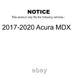 Routeurs De Frein À Disque Enduits Arrière Et Coussinets En Céramique Kit Pour Acura MDX 2017-2020