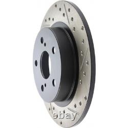 Stoptech Pour Scion Tc 2011-2016 Sportstop Slotted & Perced Brake Rotor Arrière